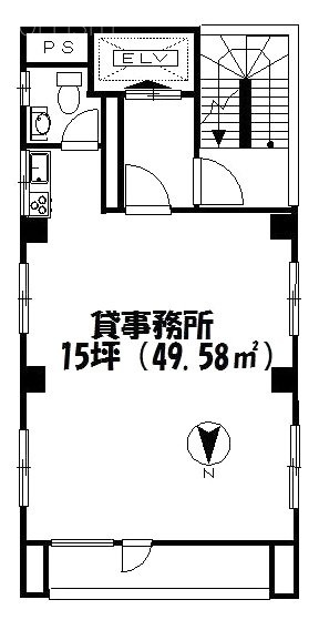 松山ビル5F 間取り図