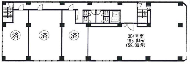 加瀬ビル88304 間取り図