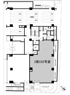 VORT西新宿102 間取り図