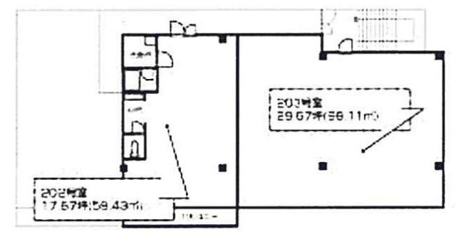 メゾン寿ビル202 間取り図