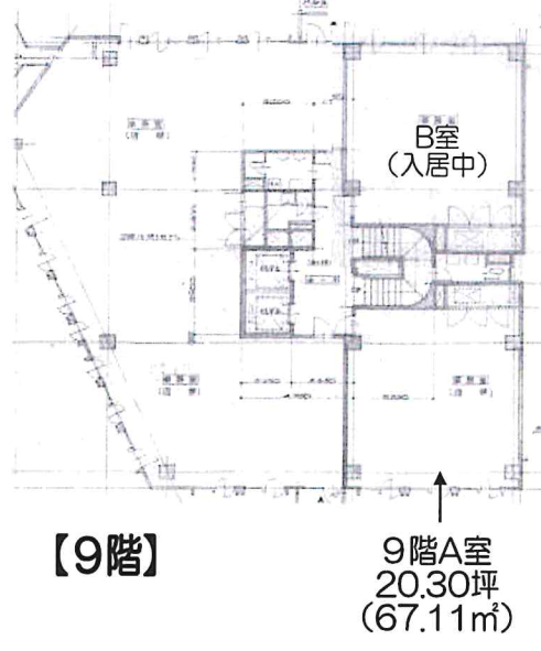 銀座8丁目10番ビルA 間取り図