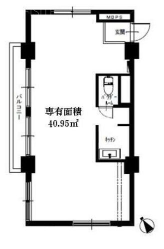 316青山301 間取り図