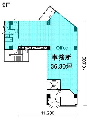 Bell wood永代(ベルウッド永代)9F 間取り図