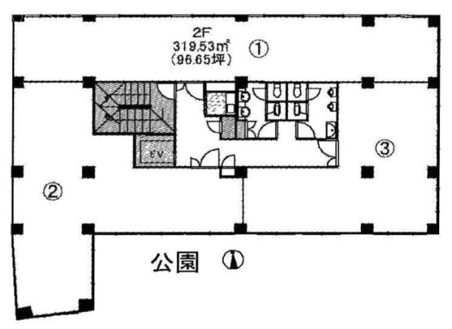 天心堂ビル2F 間取り図