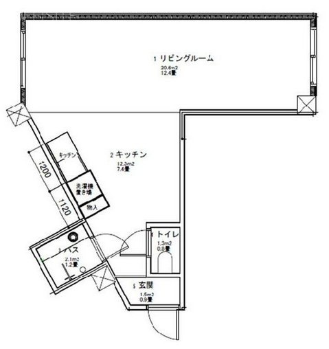 パレドール渋谷302 間取り図