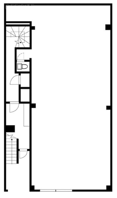 杉山ビル1F 間取り図