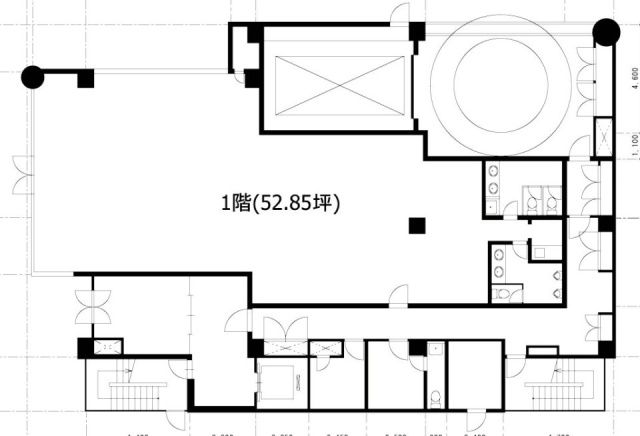 三共小石川THビル1F 間取り図