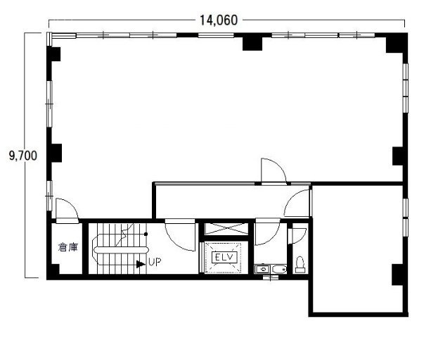 アークブランシェ四谷2F 間取り図