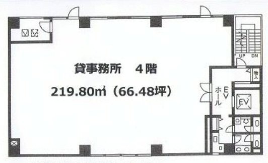 飯嶋ビル4F 間取り図