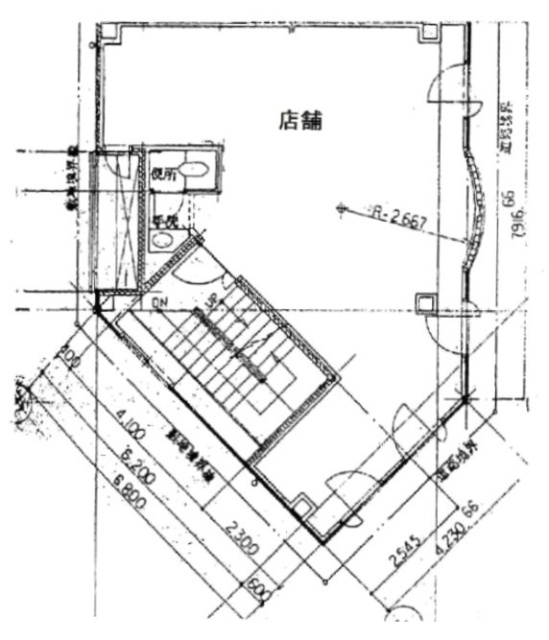 第2魚寅ビル2F～3F 間取り図