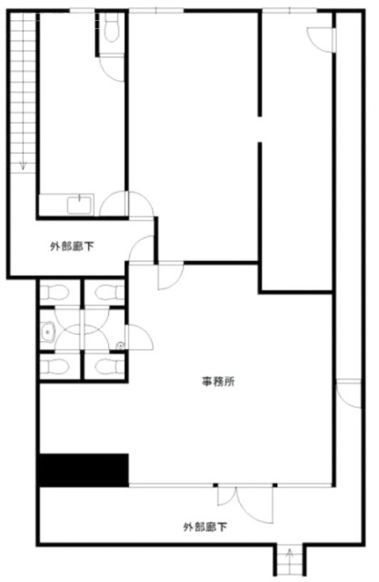 第3五福ビル2F 間取り図