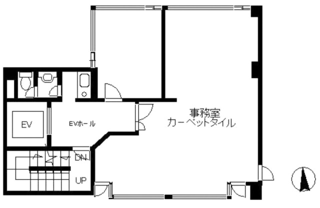 自然センタービル梅ヶ丘5F 間取り図