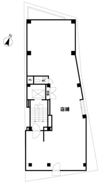 ビラ・アペックス田町1F 間取り図