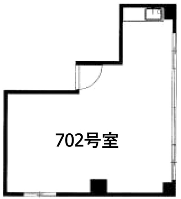 第一伊三美ビル702 間取り図