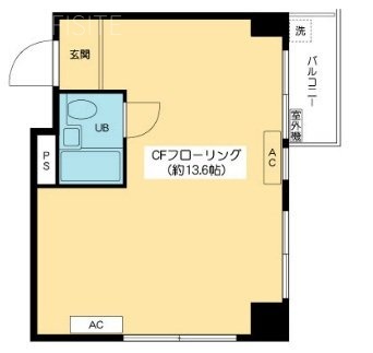 ヴェラハイツ道玄坂4F 間取り図