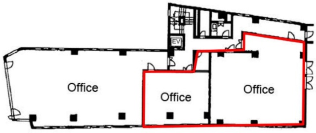 森町ビル2F 間取り図