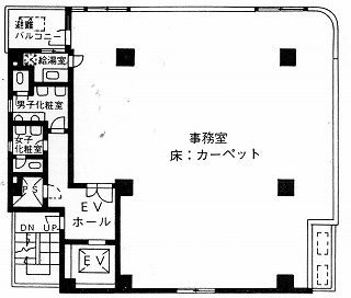 新橋吉樹ビル4F 間取り図