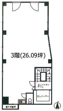 佐伯ビル3F 間取り図