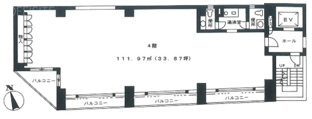 フジビル4F 間取り図