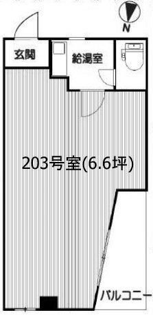 中島ビル203 間取り図