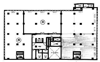 新宿パークビル5F 間取り図