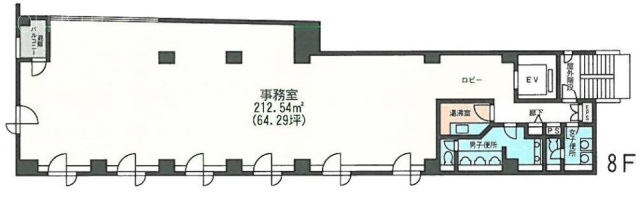 VORT末広町8F 間取り図