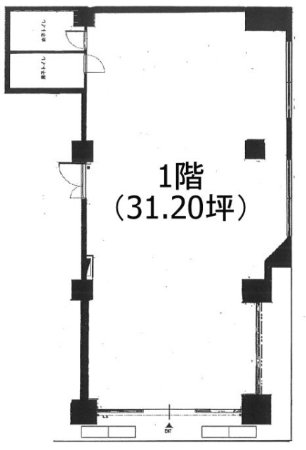 恒信ビル1F 間取り図