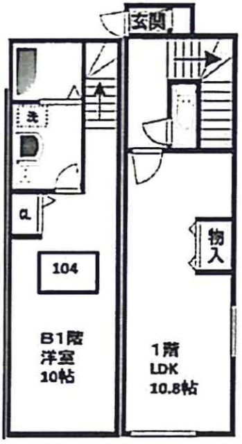 Melodia原宿ビル104 間取り図
