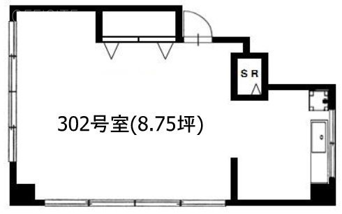 安川ビル302 間取り図