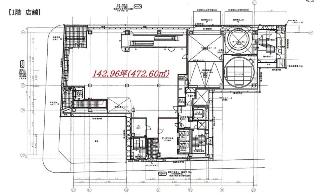 プライム銀座柳通りビル1F 間取り図