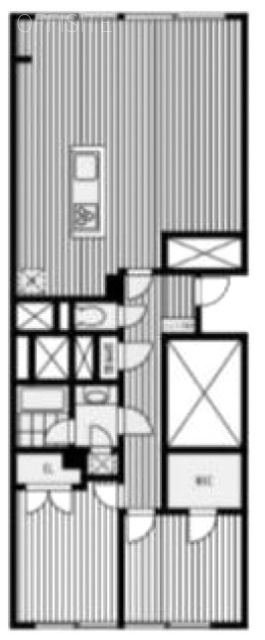 湯島ハイタウンA棟1406 間取り図