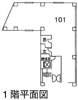 山萬ビル101 間取り図