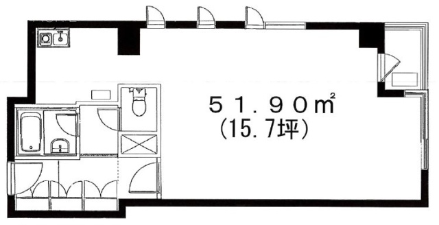 南青山ユニハイツ6F 間取り図
