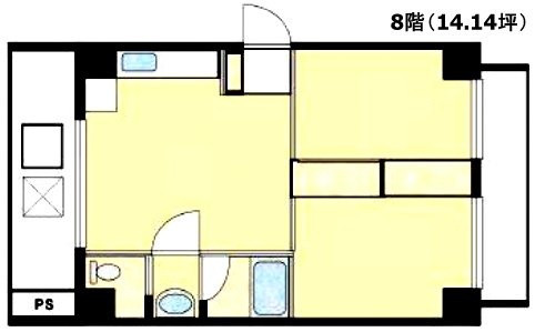 ARUGA18ビル8F 間取り図
