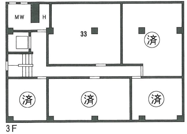 井門八重洲通りビル33 間取り図