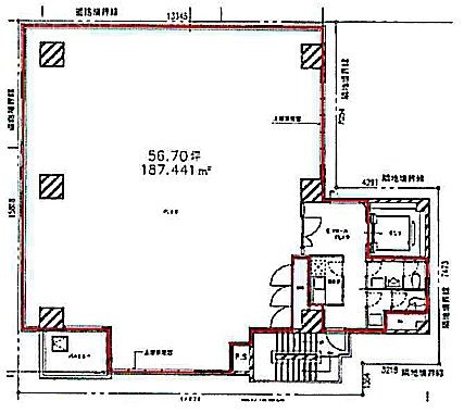 エルビック人形町6F 間取り図