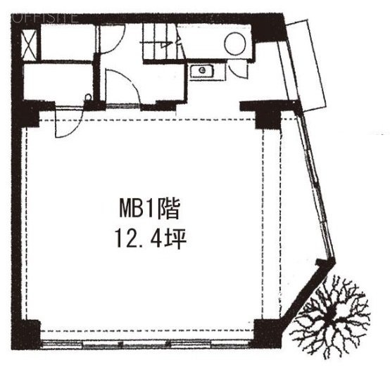 新和ビル1F 間取り図