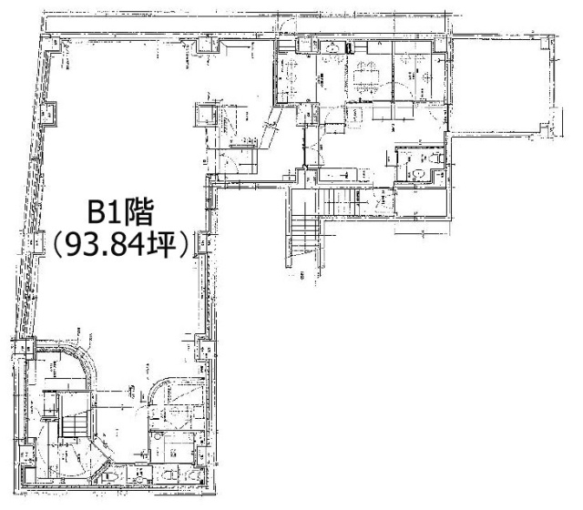 ニューウェイブ原宿B1F 間取り図