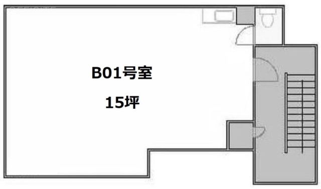 BIT西新宿ビルB01 間取り図