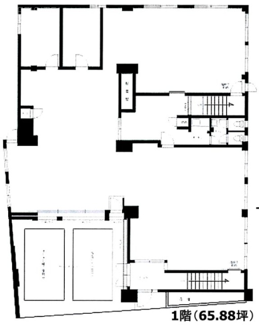 高際ビル1F 間取り図