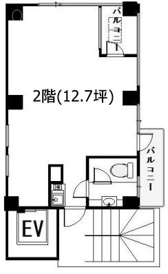 エースビル2F 間取り図