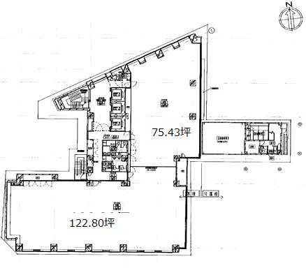 JRE神田小川町ビル2F 間取り図