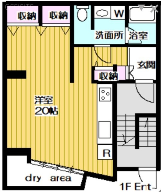 エビスレジデンスビルB1F 間取り図