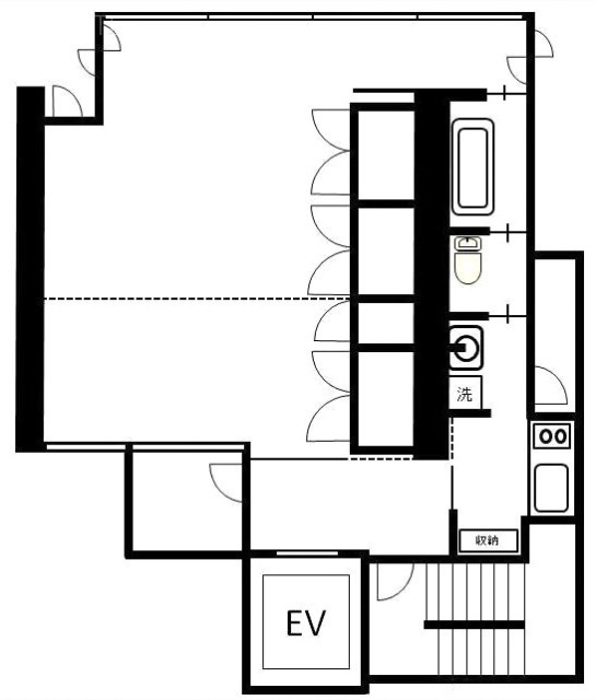 FLEG恵比寿W201 間取り図