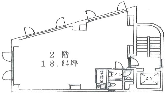 トーショービル2F 間取り図