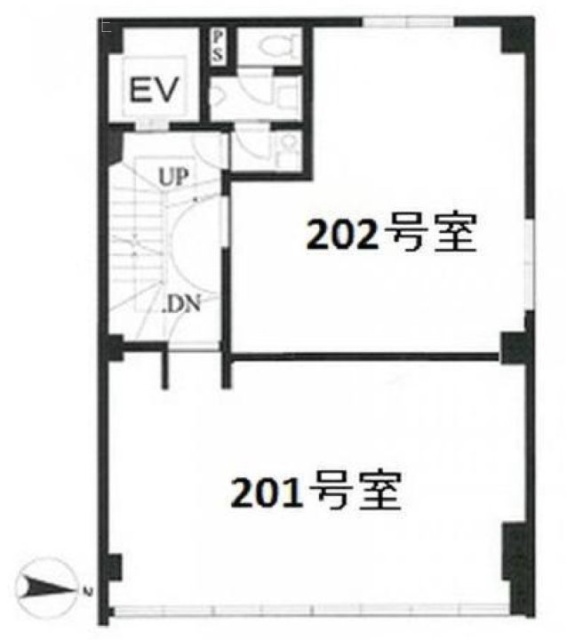 光輪ビル201+202 間取り図