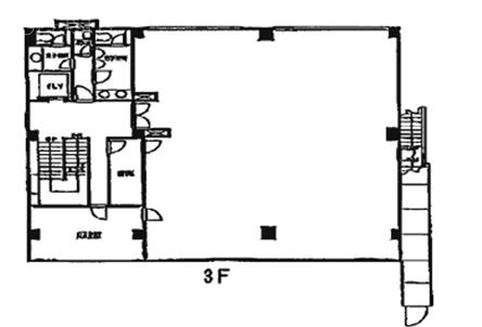 真興交易本社ビル3F 間取り図