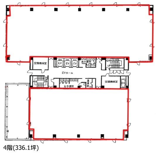 新目白ビル4F 間取り図