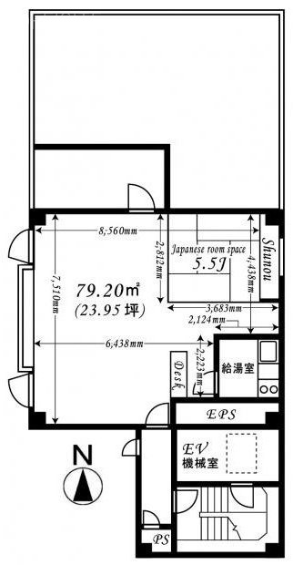 市川ビル4F 間取り図