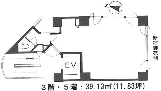 水野ビル3F 間取り図
